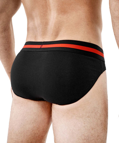 Brief - Black & Red